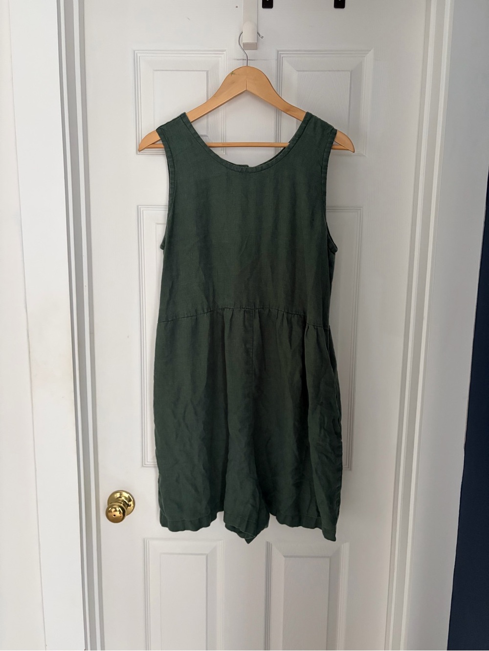 Large Conscious Clothing Lisbon Romper in Spruce - Picture 2 of 6